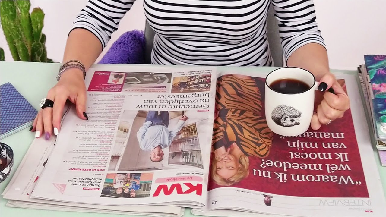 ASMR Actually READING the Newspaper (Very Boring) &bull; No Talking