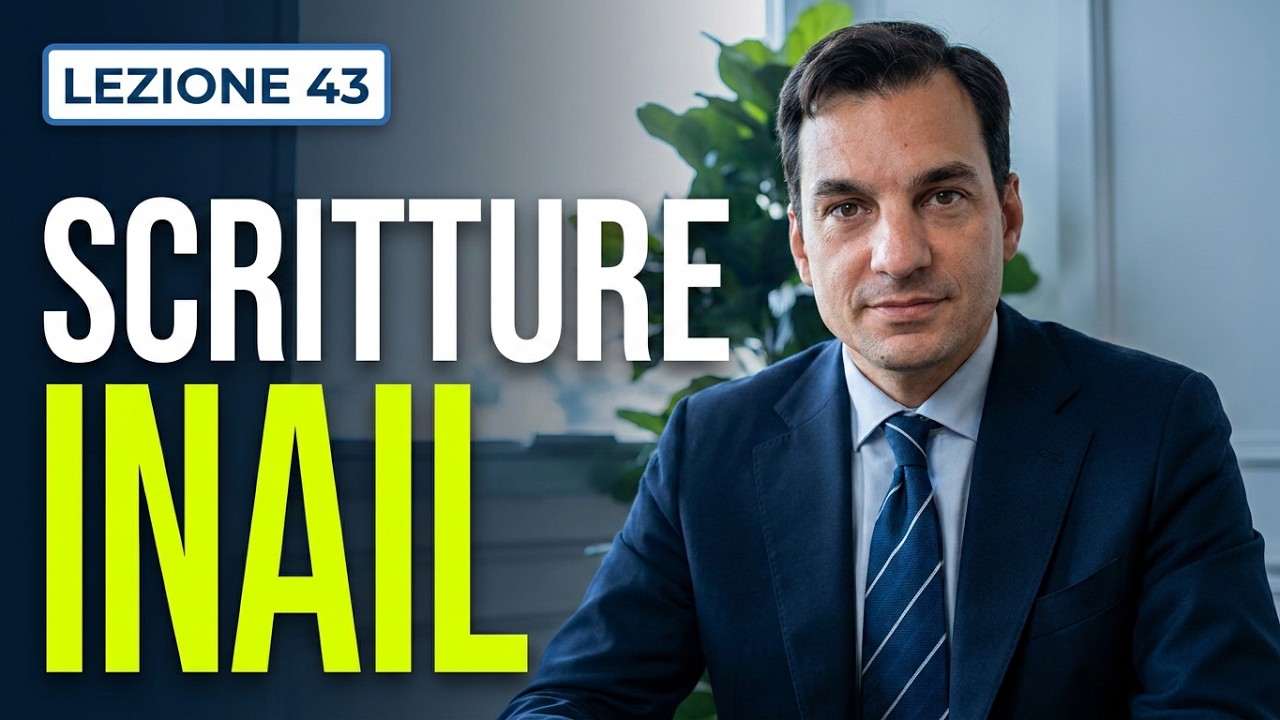 Lezione 43   Scritture Contabili dell'INAIL