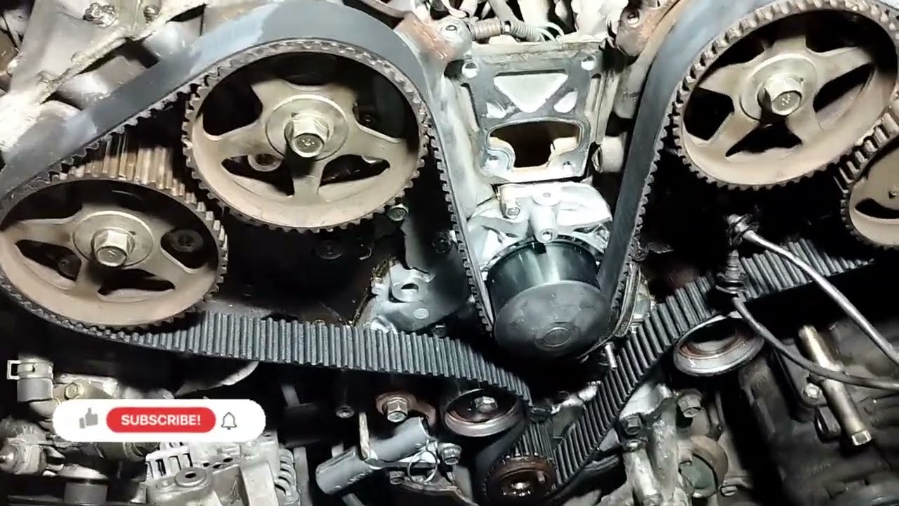 Mitsubishi 3500 Engine Timing. Tiempo de motor Mitsubishi 3500. 三菱 3500 发动机正时