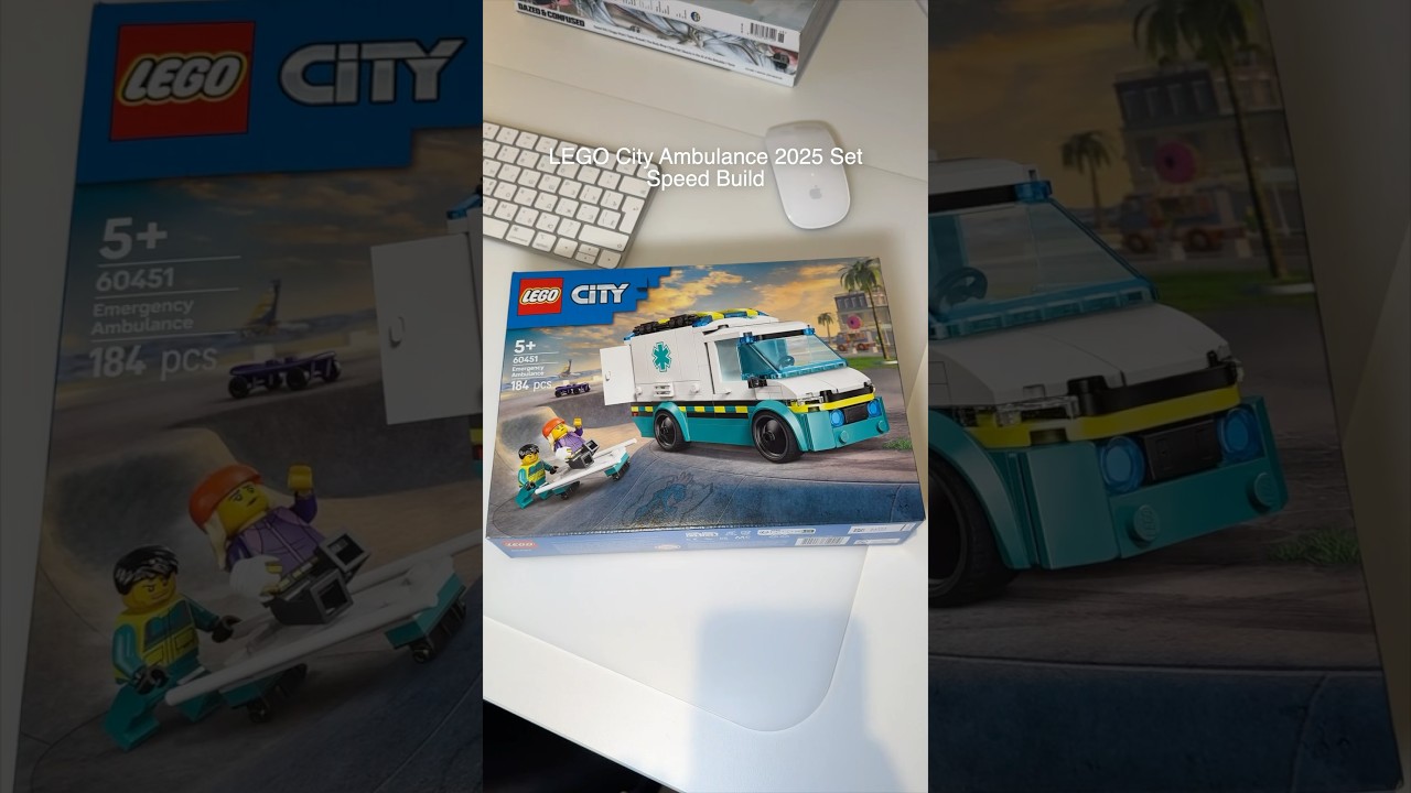Speed Build ⚡️Lego City Emergency Ambulance 60451 #lego #legocity