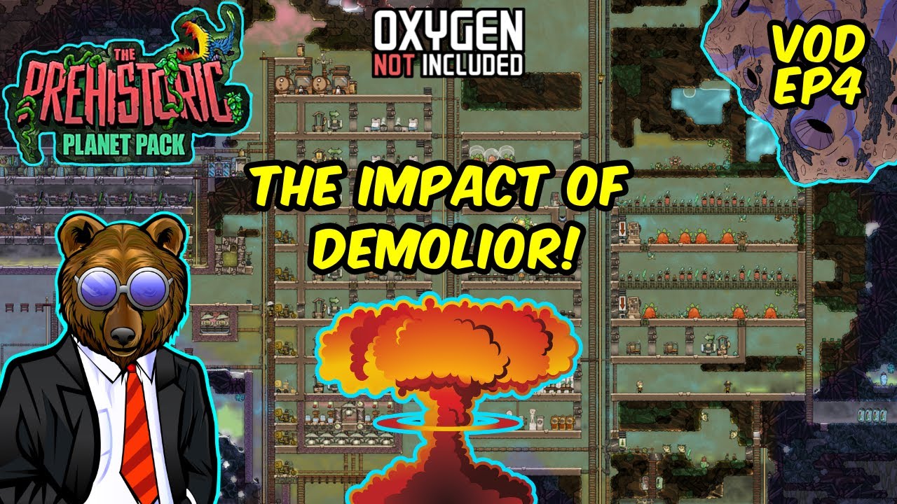 🔴Can a German Engineer survive THE IMPACT OF DEMOLIOR? Oxygen Not Included PPP