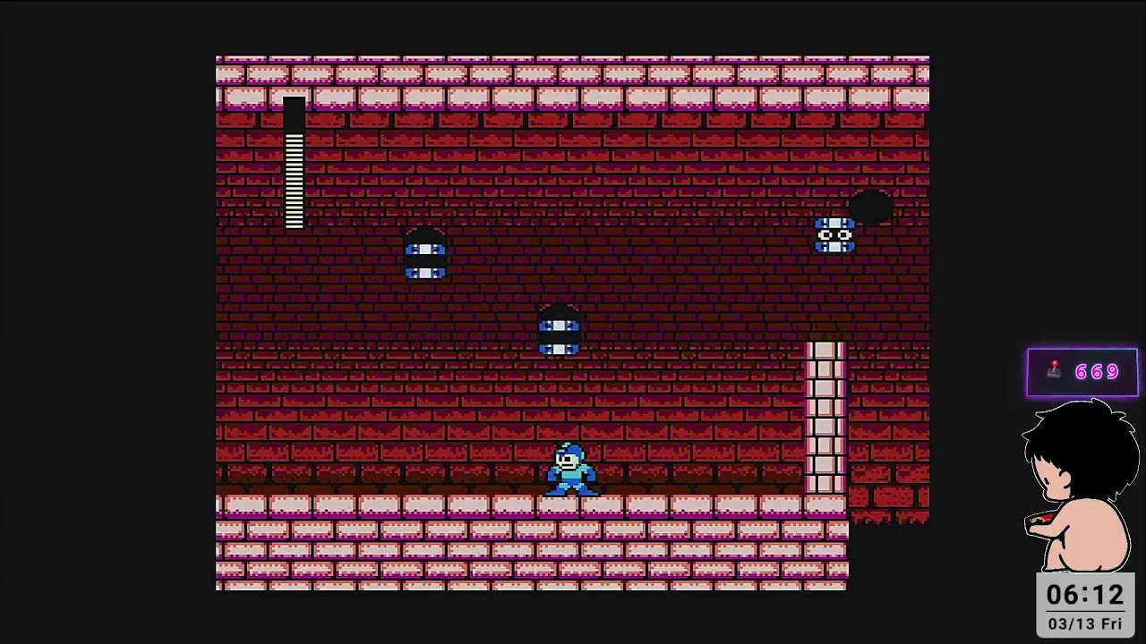 【ロックマン２】ボスをバスタークリアを目指す！！Part７　#レトロゲーム#無言配信＃ロックマン＃ロックマンX