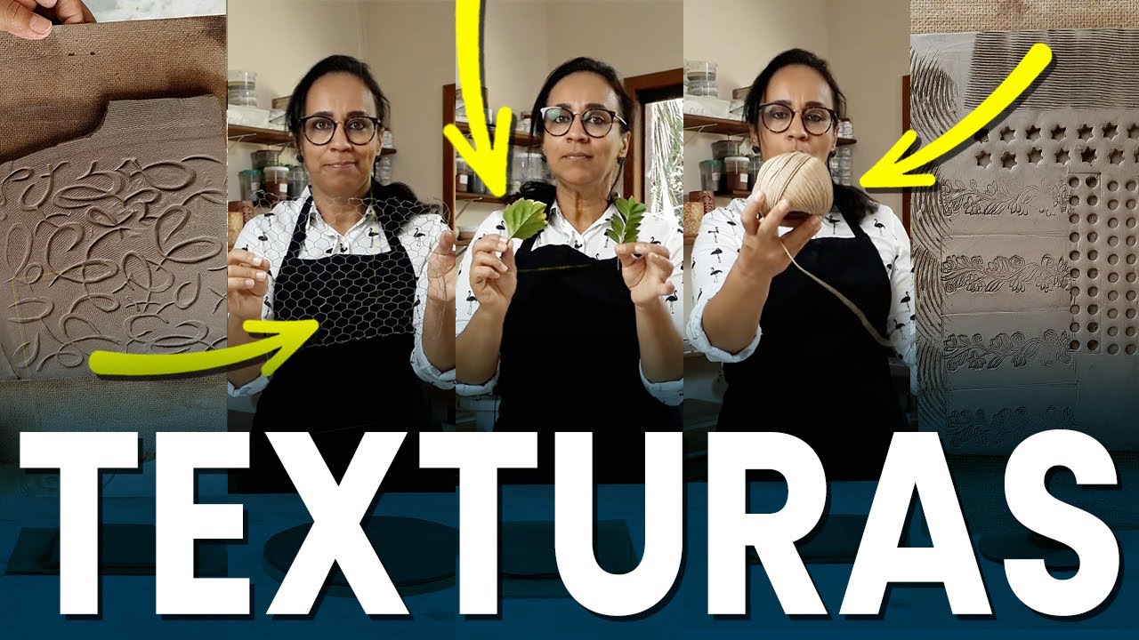 Aulão de Cerâmica Artesanal - Texturização na Argila