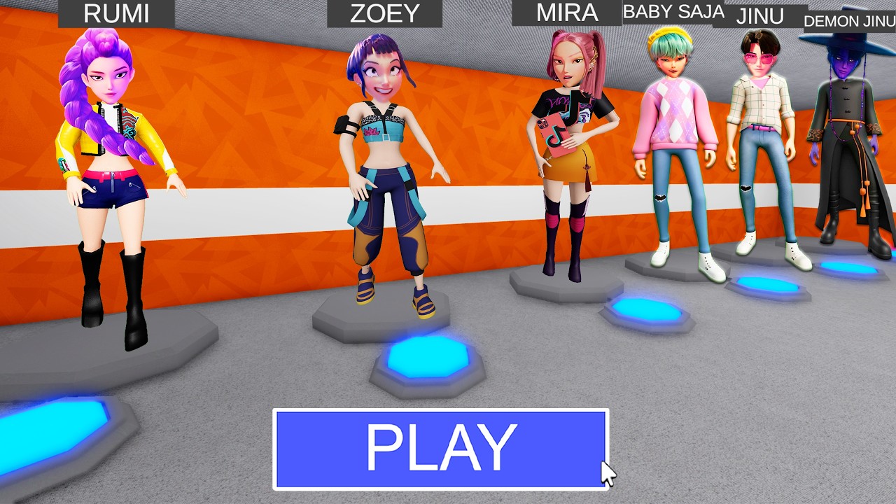 ALL K-POP DEMON HUNTERS MORPHS! RUMI, ZOEY, MIRA... in BARRY'S PRISON RUN!