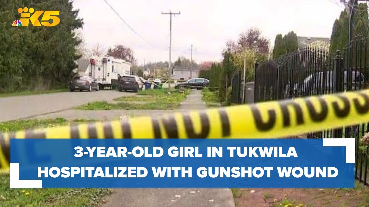 3-year-old Tukwila girl hospitalized with gunshot wound