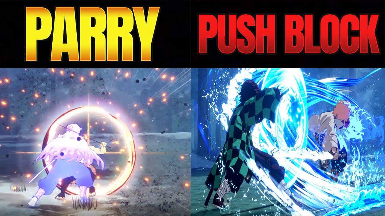 How to Parry & Push Block / Shove Correctly in Demon Slayer The Hinokami Chronicles