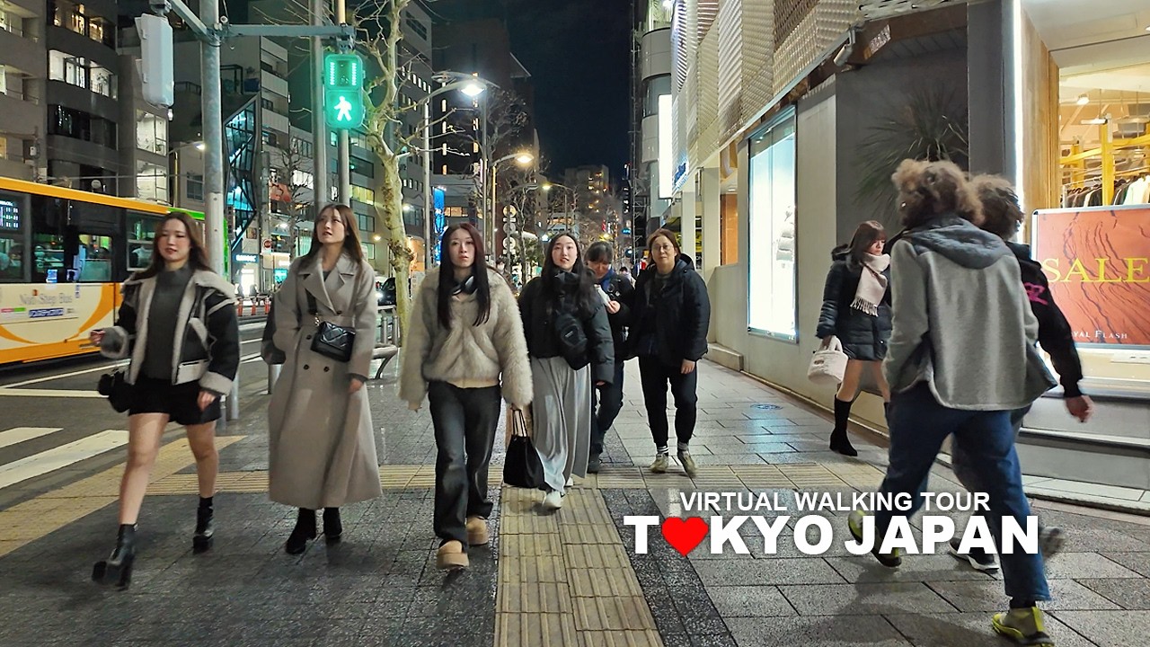 TOKYO CITY TRAVEL 45 - Walking Tour Shinjuku, Kabukicho, Harajuku, Takeshita, Omotesando, Japan, 4K