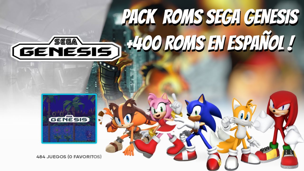 PACK ROMS SEGA GENESIS EN ESPAÑOL |+400 ROMS| |RETROARCH, BATOCERA, RETROBAT, ANDROID ETC.|