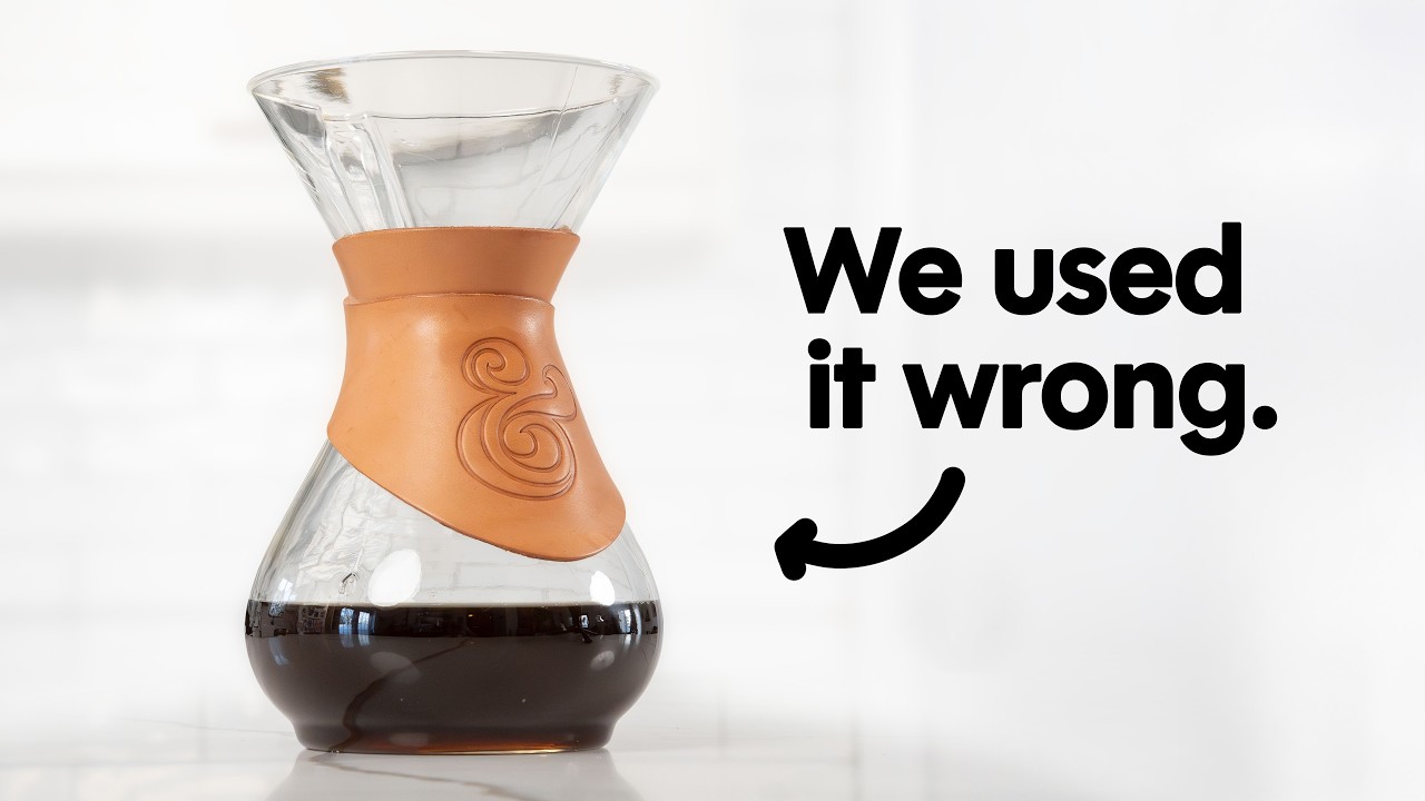The Chemex Isn’t Bad. You’re Just Using It Wrong.