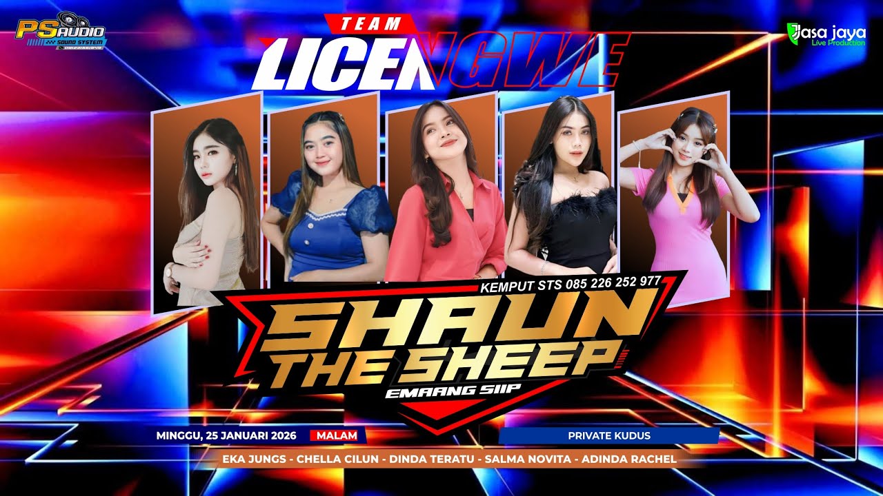 LIVE SHAUN THE SHEEP - PRIVATE PARTY LICENGWE TEAM - KUDUS | PS AUDIO