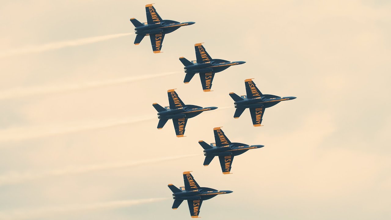 (4K HDR) Rickenbacker Air Show 2023 - USN Blue Angels