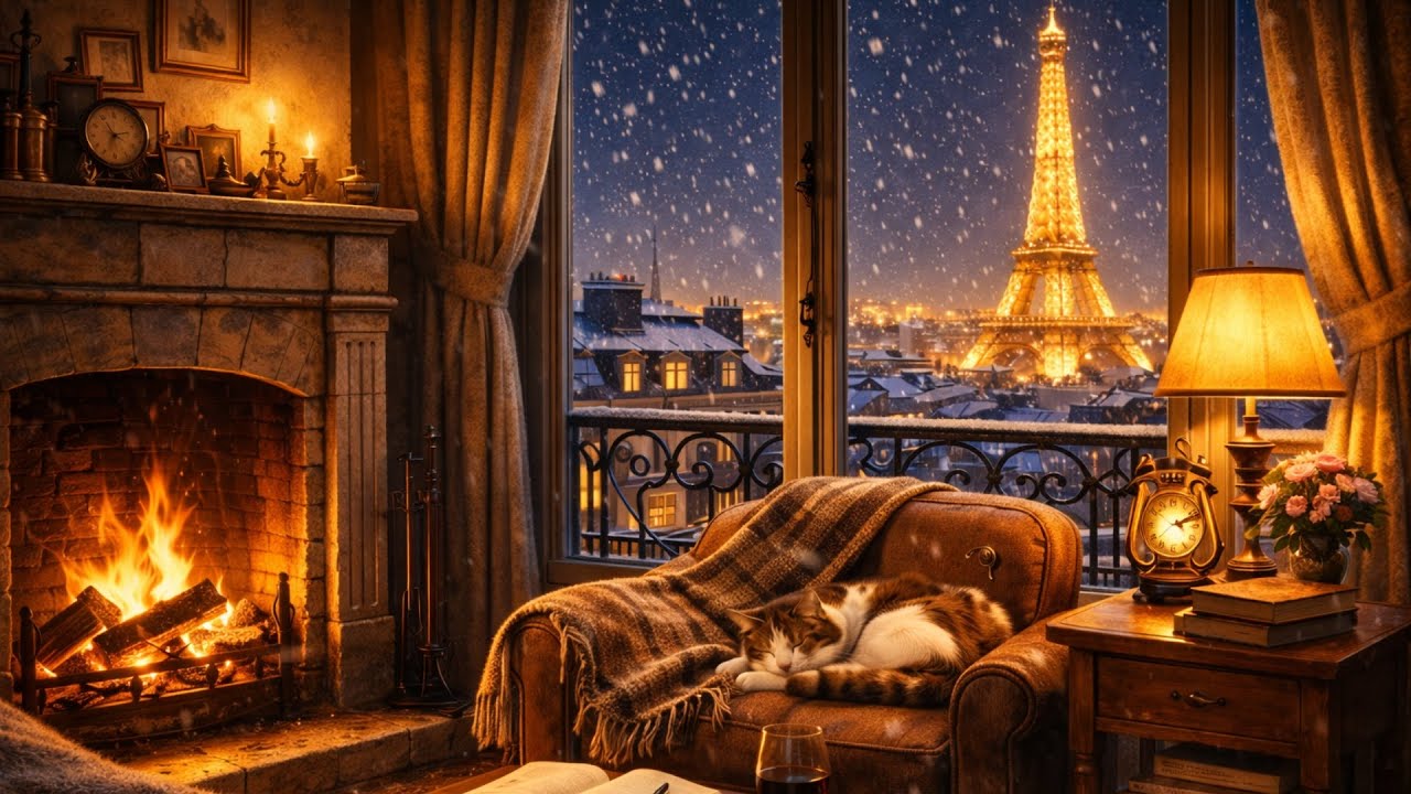 a wonderful night in cozy cottage 1940s with vintage fall oldies playing in another room, Vol. 4