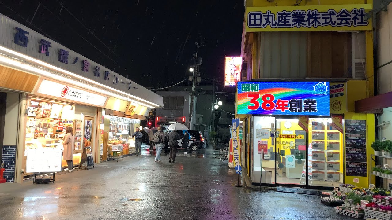 JAPAN TOKYO SAGINOMIYA SNOW WALK