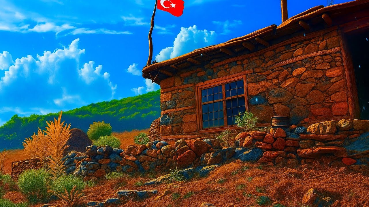 DAĞ EVİ DUT DALI İLE SU ARAMA~DOLU DOLU KÖY HAYATI~dağdan sofraya akşam yemeği