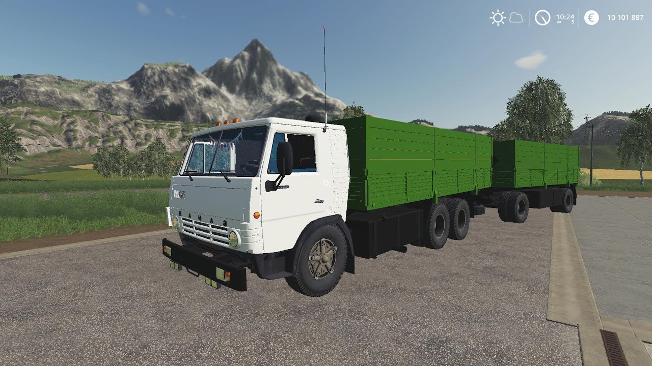 МОД Камаз 53212 Сзап 8357 v1.0 ДЛЯ FARMING SIMULATOR 2019