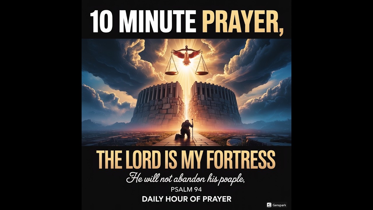10 Minute Prayer: The Lord Is My Fortress | Psalm 94 | Daily Hour of Prayer