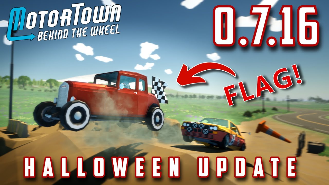 Motor Town: обзор обновления 0.7.16 — Хэллоуин, дрэг-стрип, захват флага, новый хот-род и многое ...