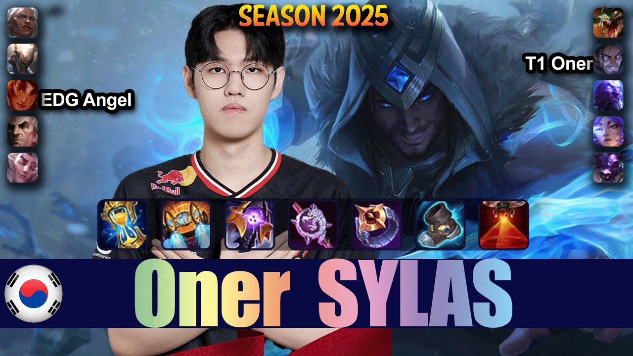 T1 Oner SYLAS Full VOD vs Pantheon - Jungle in a KR Ranked Match (LOL Replay) - lolrec