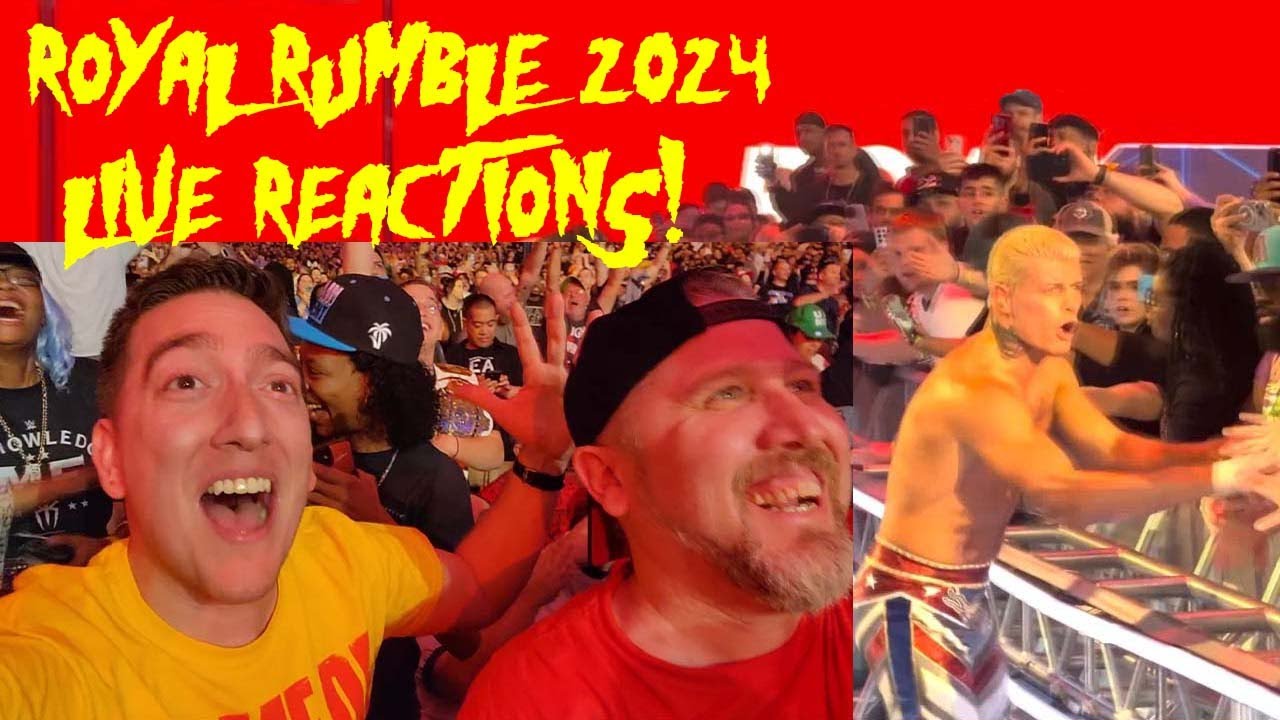 First Time At A Live Royal Rumble Event Vlog | Live Reactions! (2024)