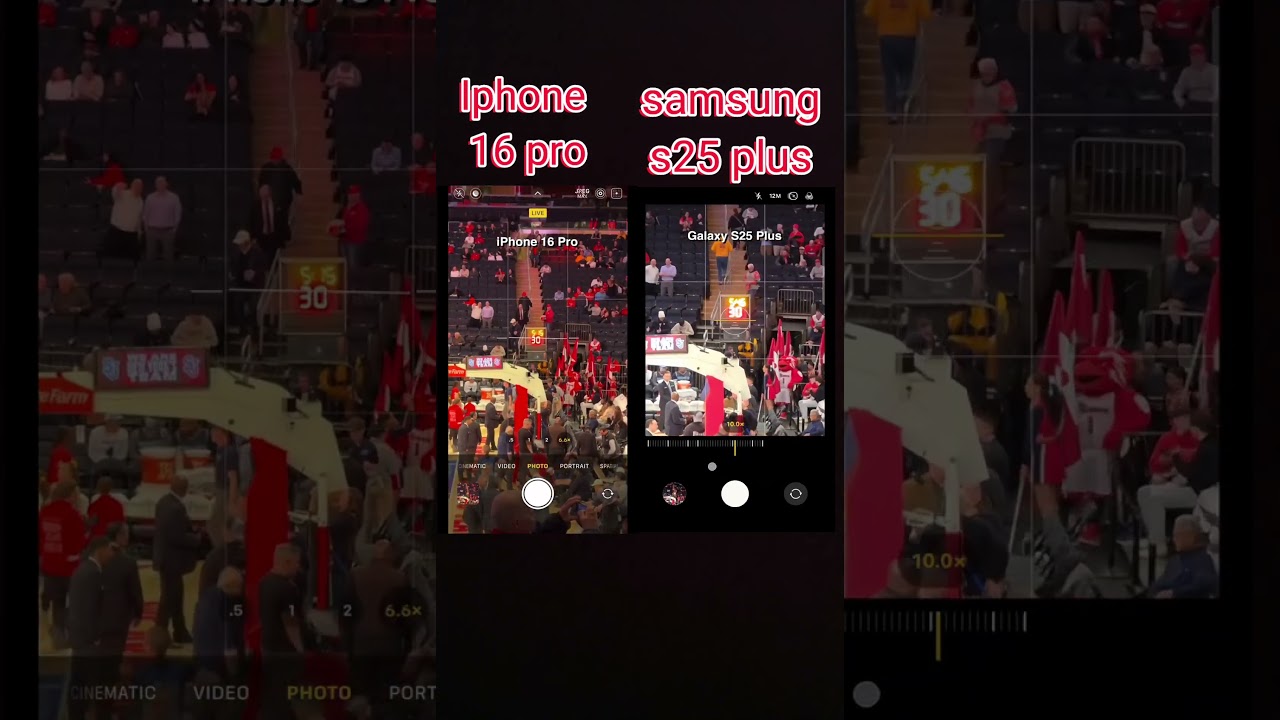 Samsung s25 plus vs Iphone 16 pro camera zoom test