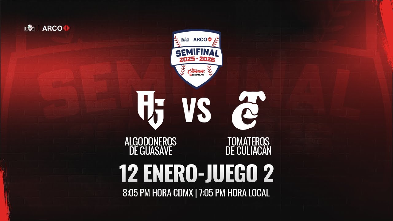 Algodoneros de Guasave vs Tomateros de Culiacán || 12 de Enero de 2026