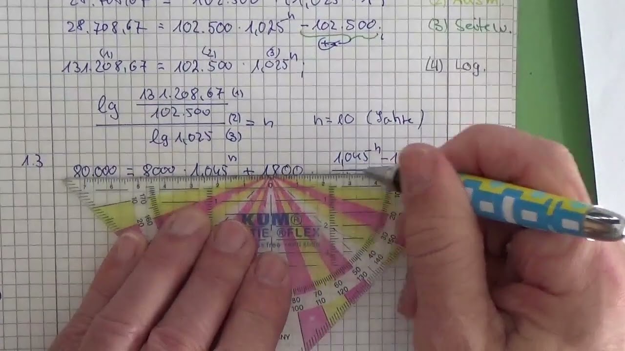 LEHRER WALTER WIRTSCHAFTSSCHULE Finanzmathematik Endwert Kapitalmehrung