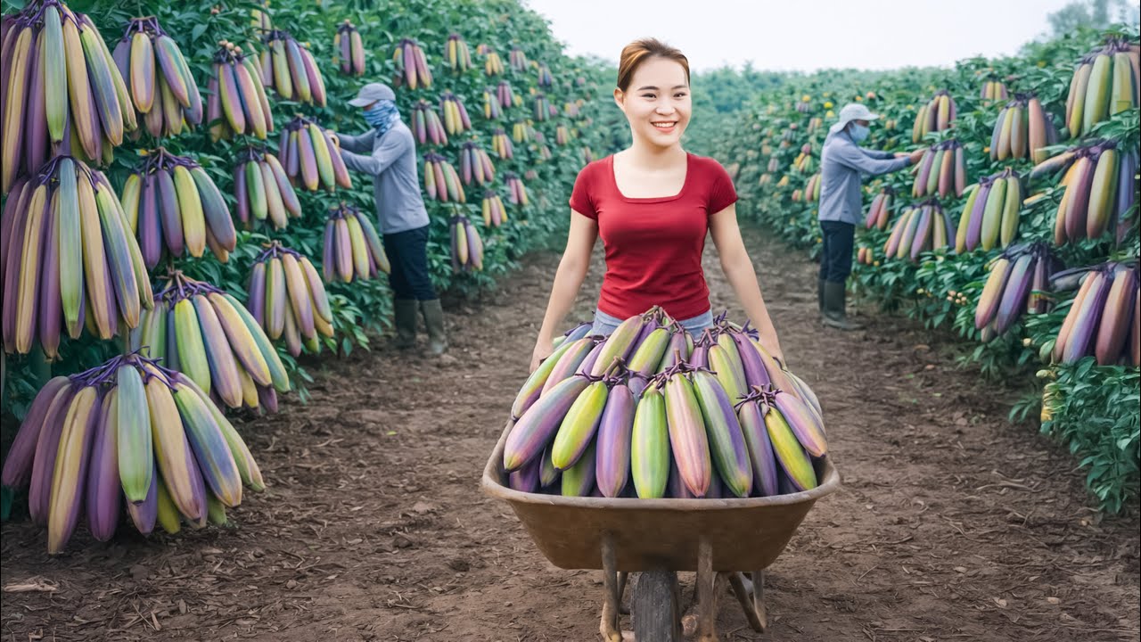 Harvesting a Bountiful Núc Nác Fruit Farm Crop & Heading to Market | A Beautiful Country Day