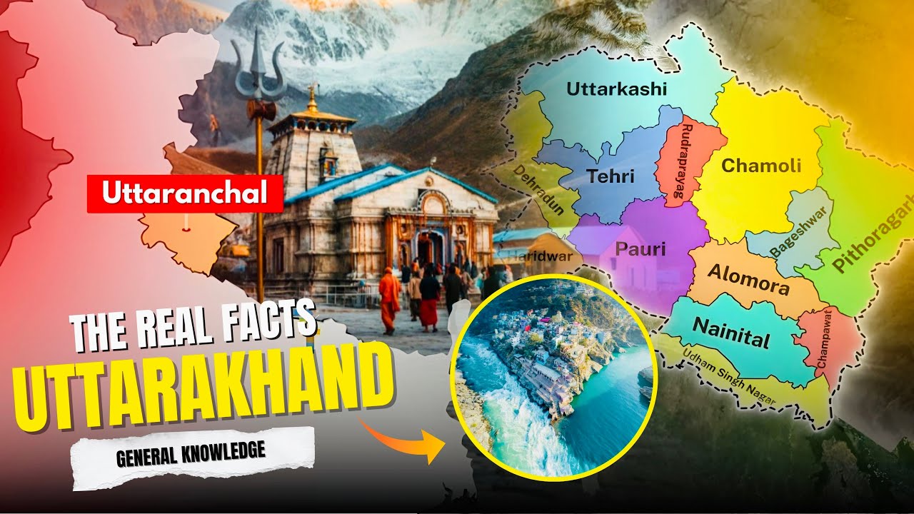 Uttarakhand: Explore India's Most Stunning State (Map Animation Tour)