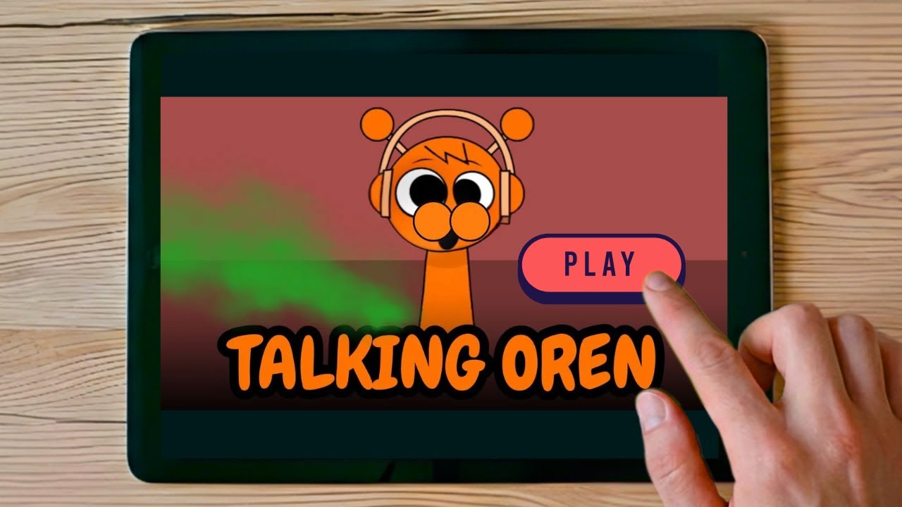 My Talking Tom Cat but with  Oren - Sprunki Talking Oren 3