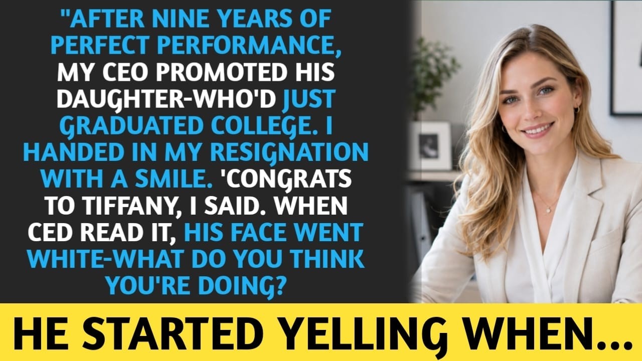 After 9 Loyal Years, Boss Gave My Promotion To His Daughter - The Day I Quit, His Company Collapsed