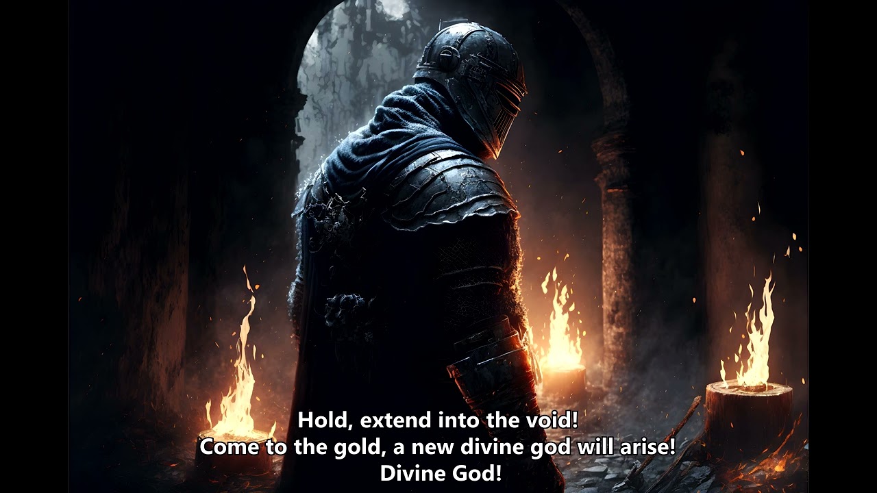 Dark Souls 3 - Main Theme, but every line is an AI generated image (4K)