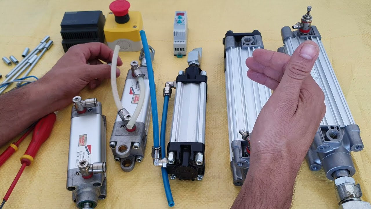 Explication et rôle d'un vérin pneumatique double effet avec youssef technicien