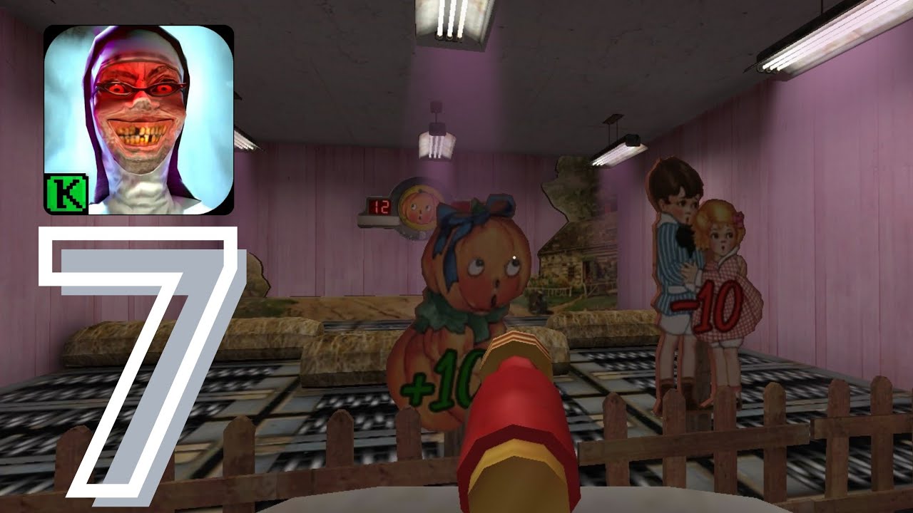 Gift 7: Evil Nun: Horror At School - Gameplay Walkthrough Part 7 - The Minigame Room Mask Pisces 5/6