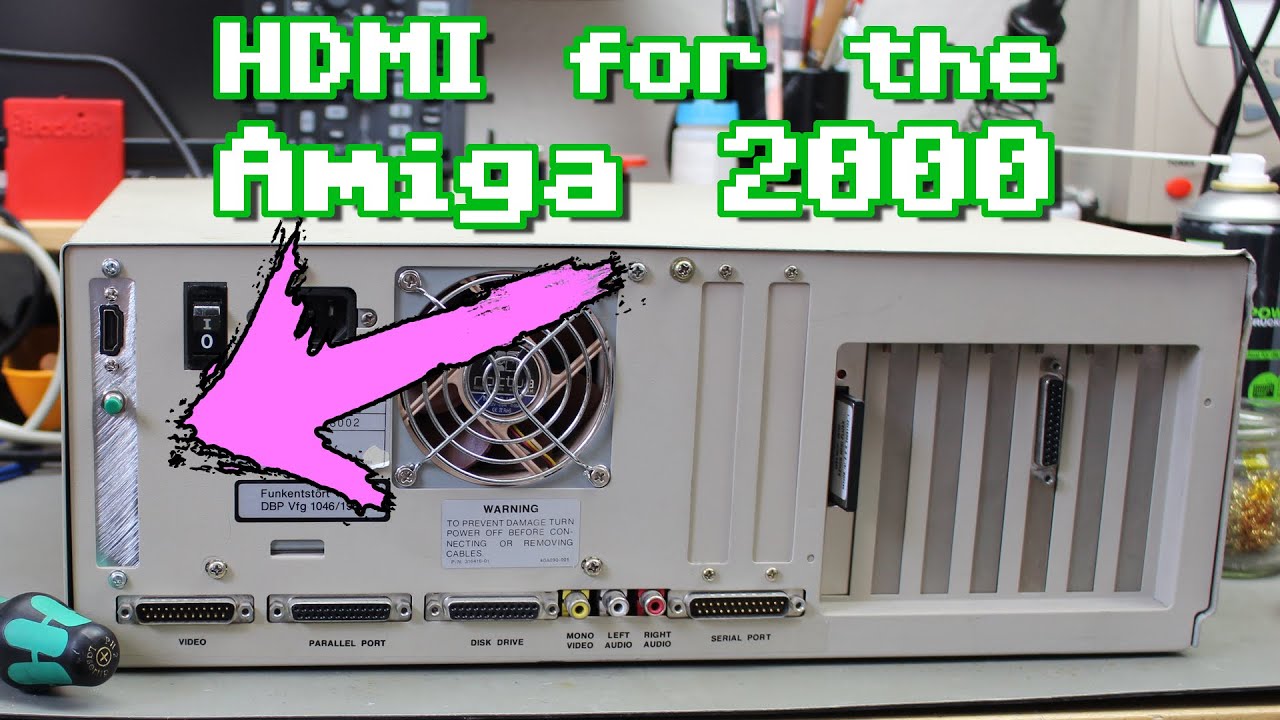 Amiga 2000 RGBtoHDMI Installation