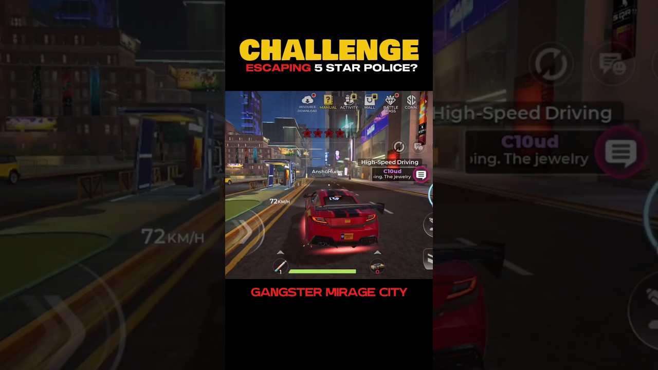 🔥Can I escape a 5-Star OSPD police? in GANGSTER MIRAGE CITY☠️ #gangstermiragecity