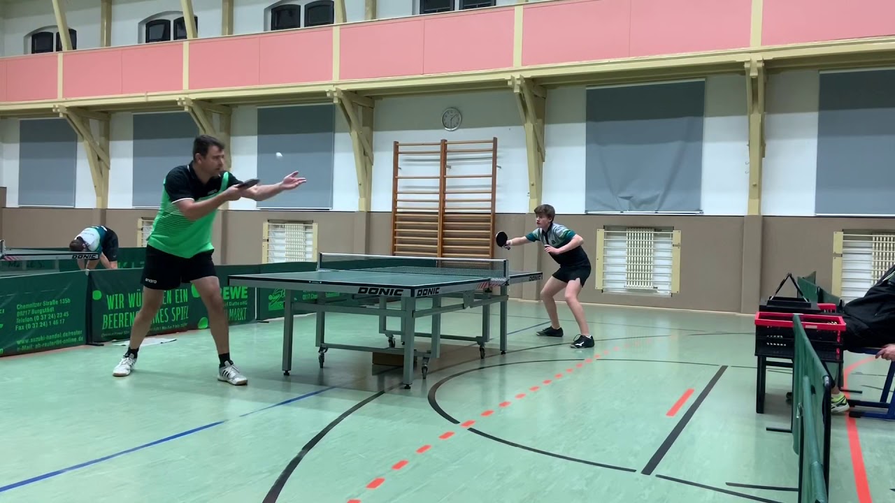 Tischtennis Sachsenliga 2019/20: SG Clara Zetkin Leipzig - TTV Burgstädt ll (Rückrunde)