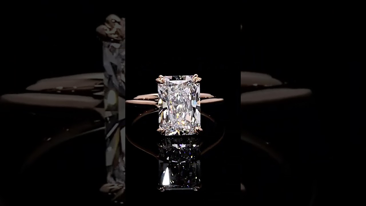 2ct VVS Emerald Cut Diamond Ring | Hidden Birthstone 💎✨