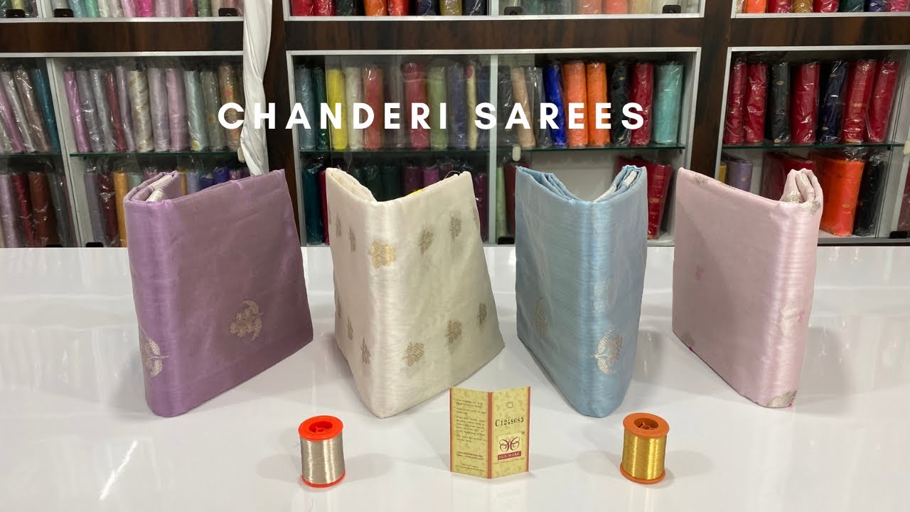 CHANDERI SILK SAREE DESIGN || SILK SAREE WEAVERS IN CHANDERI  ORDER NOW 7489212292 