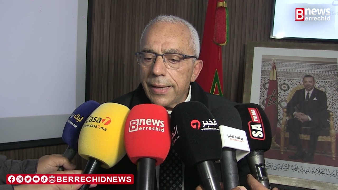 برشيد .. رئيس الجهة يعقد اجتماع بحضور عامل الاقليم  بمقر العمالة لتتبع عدد من المشاريع