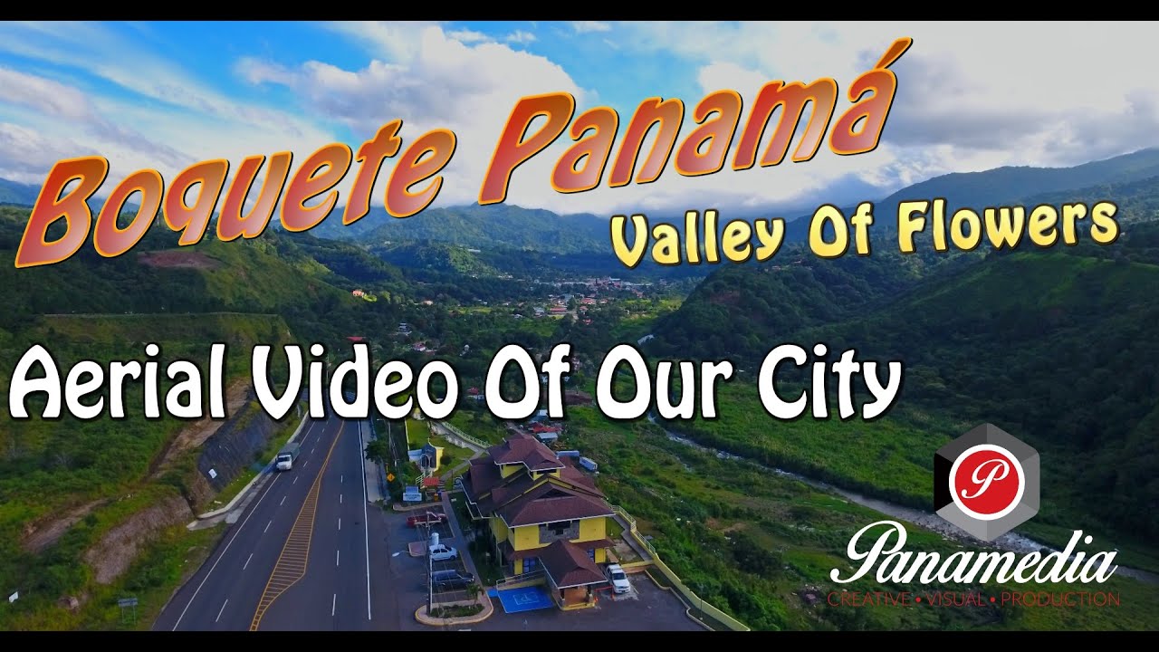 Boquete Panama Flyover in 4K | Panamedia PA Aerial Video