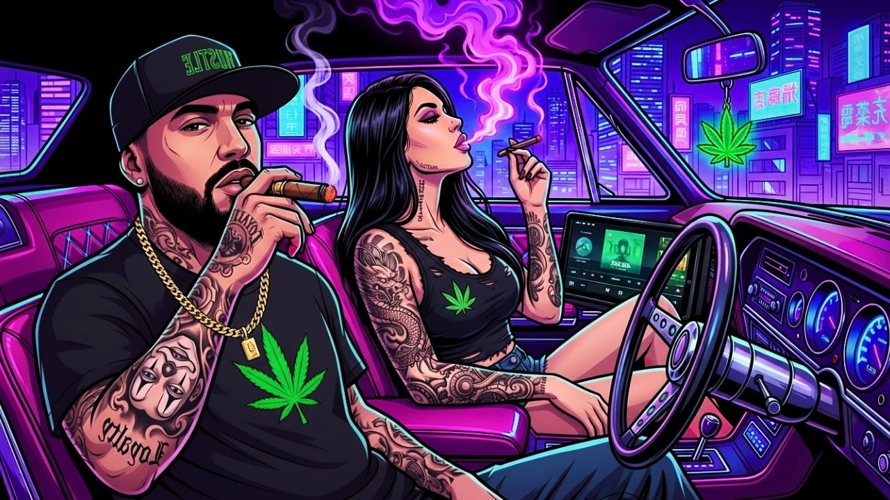 Quiet Streets, Midnight Smoke &mdash; 420 Chill Rap & Bluesy Hip-Hop