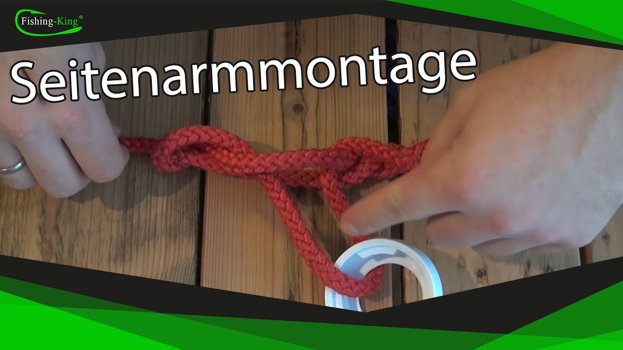 Die Seitenarmmontage - Alles was du wissen musst | Fishing-King.de