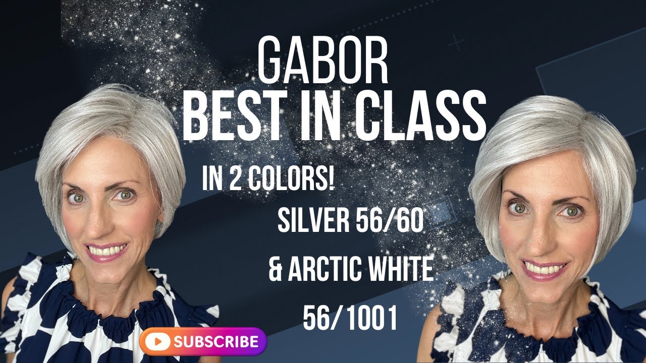 Gabor BEST IN CLASS Silver 56/60 & Arctic White 56/1001 Wig Review & Color Comparison!