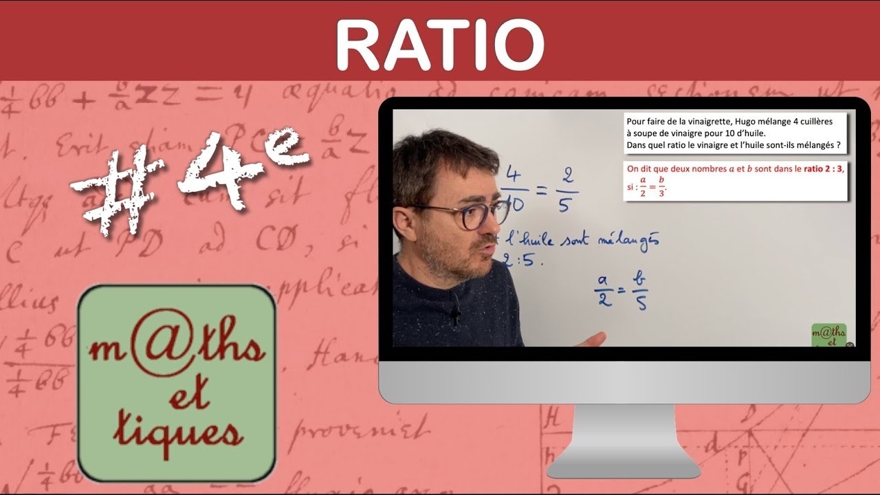 Calculer un RATIO - Cinqui&egrave;me