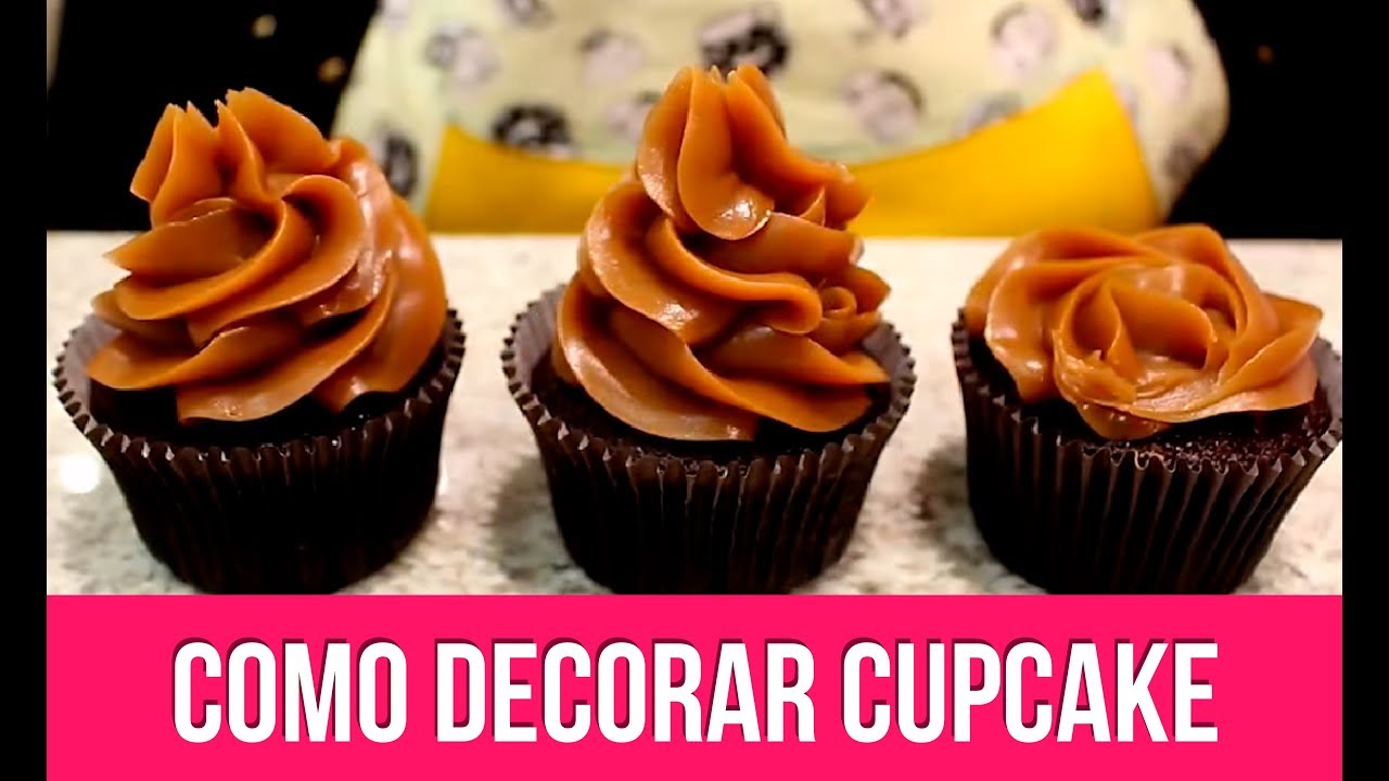 COMO DECORAR CUPCAKE COM BICOS DE CONFEITAR - Isamara Amâncio