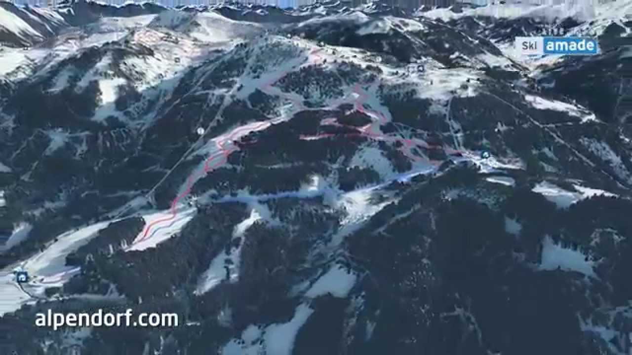 Skigebiet Alpendorf in 3D