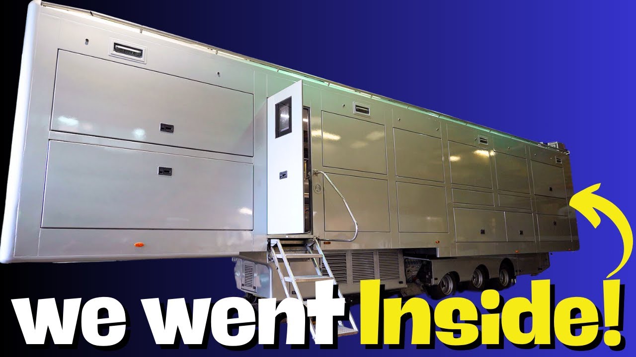 OB1 Triple Expanding OB Truck Walkthrough (THIS OB TRUCK IS MASSIVE)
