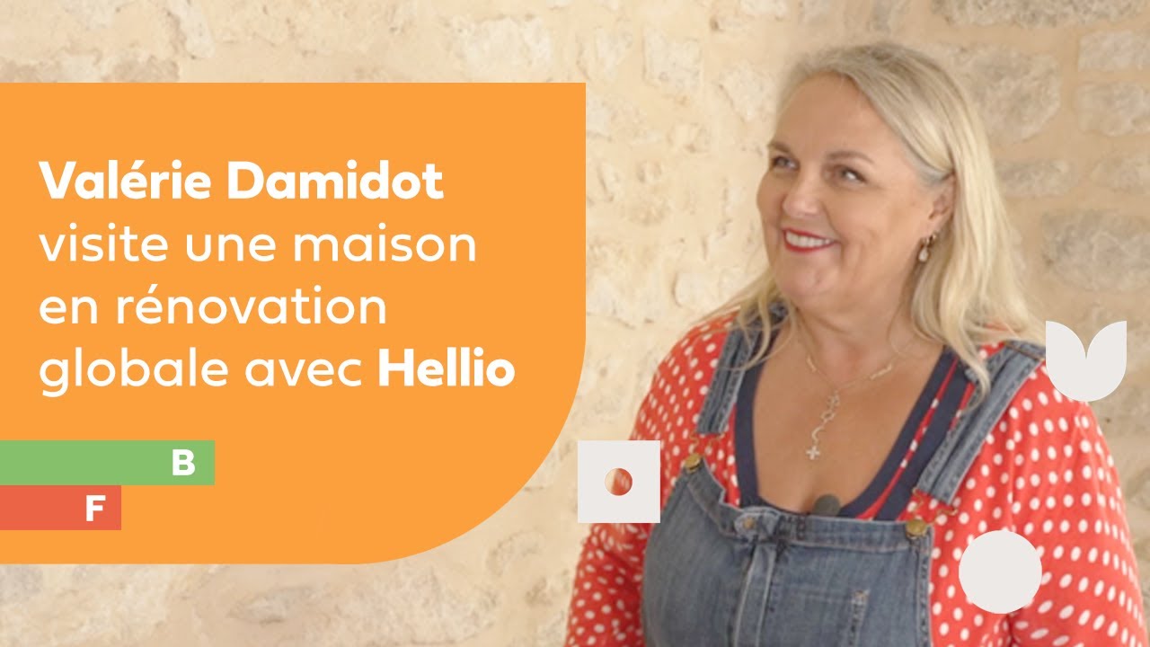 Valérie Damidot visite un chantier de rénovation globale avec Hellio