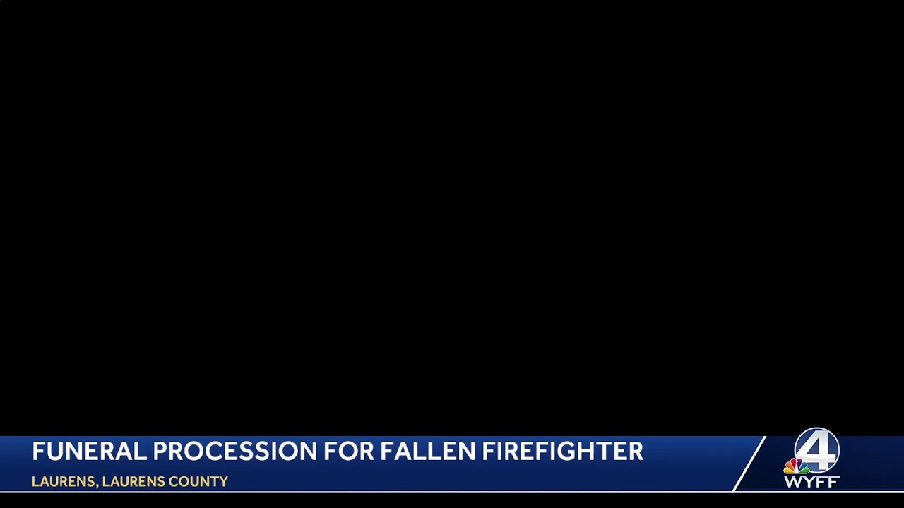 Sky 4: Funeral procession for fallen firefighter