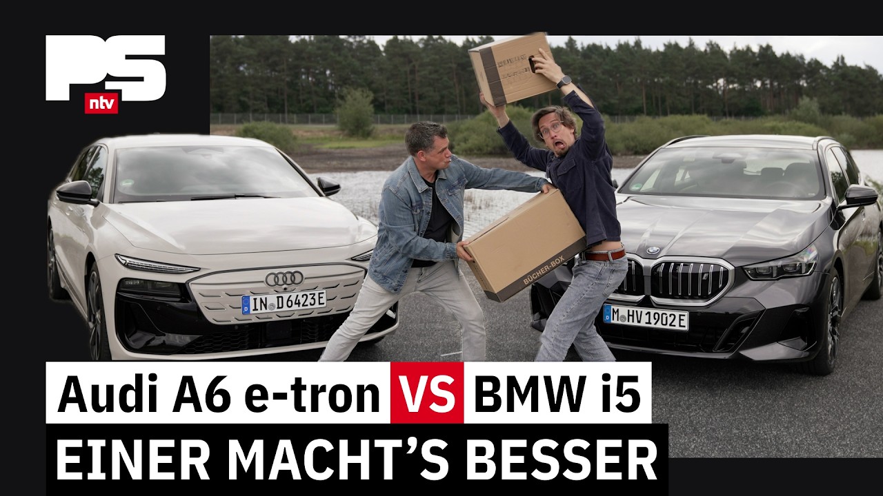 Audi A6 e-tron gegen BMW i5 Touring - Kombi(nation) unter Strom | PS Automagazin
